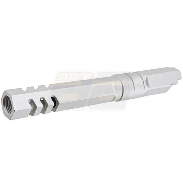 5KU Marui Hi-Capa 5.1 GBB Outer Barrel Type 2 M11CW Aluminium - Silver