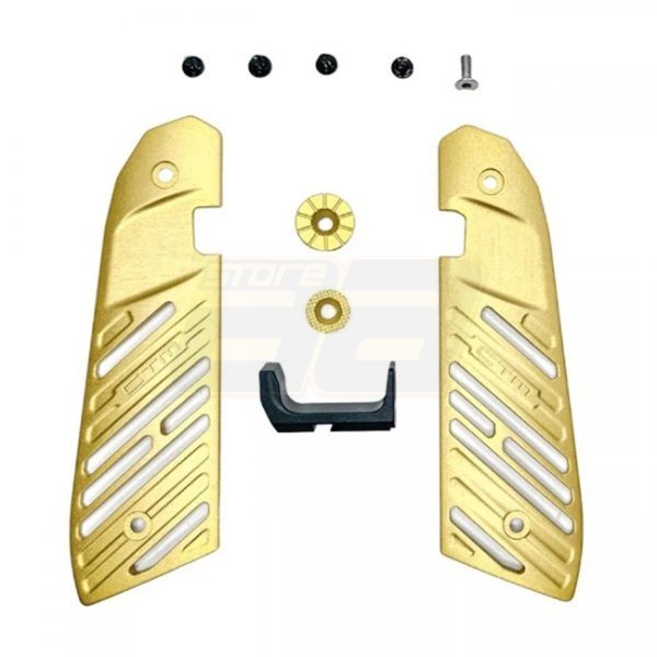 CTM AAP-01 GBB FUKU-2 Frame Accessories Grip Panel Aluminium - Gold