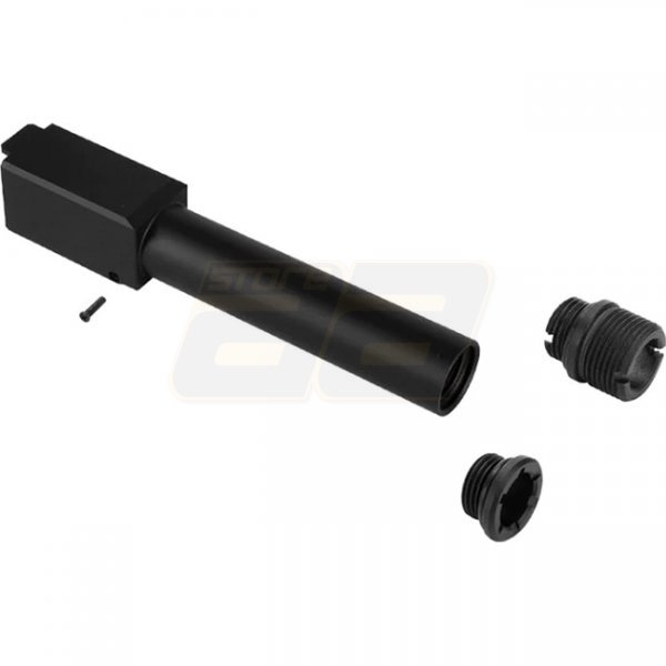 Nine Ball VFC Glock 19x GBB Non-Recoil 2-Way Outer Barrel & 14mm CCW Adapter - Black