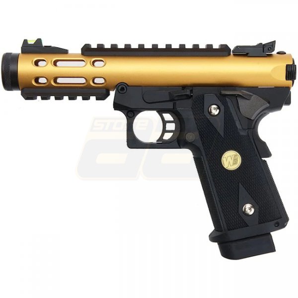 WE-Tech Hi-Capa 5.1 Galaxy Type A Gas Blow Back Pistol Slide K Frame - Gold