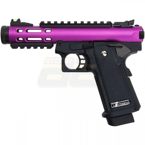 WE-Tech Hi-Capa 5.1 Galaxy Type A Gas Blow Back Pistol Slide R Frame - Purple