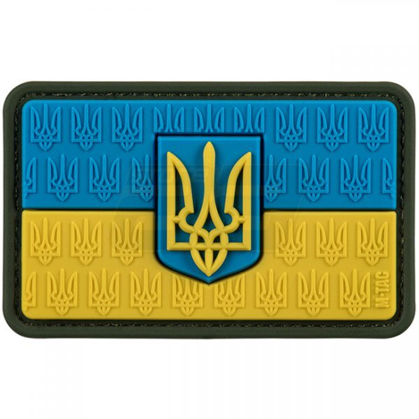 M-Tac Flag of Ukraine & Coat of Arms Rubber Patch - Colored