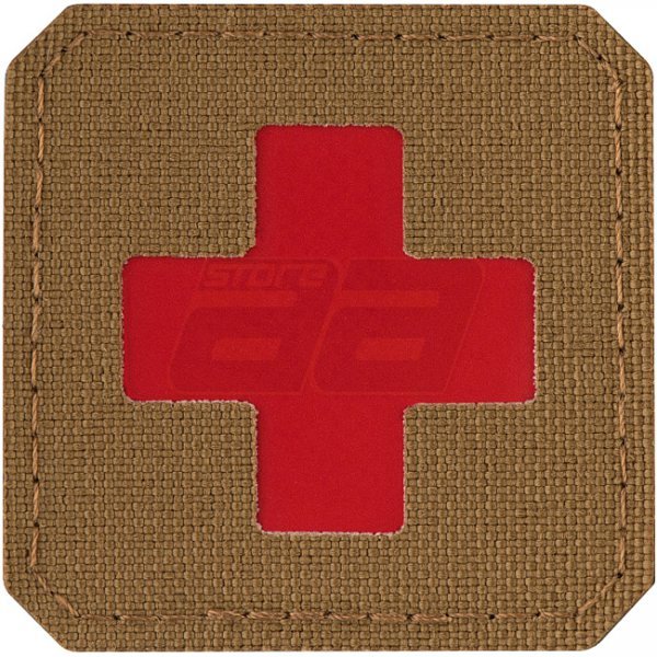 M-Tac Medic Cross Laser Cut Patch - Coyote / Red