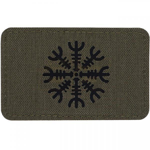 M-Tac Helm of Terror Horizontal Laser Cut Patch - Ranger Green / Black