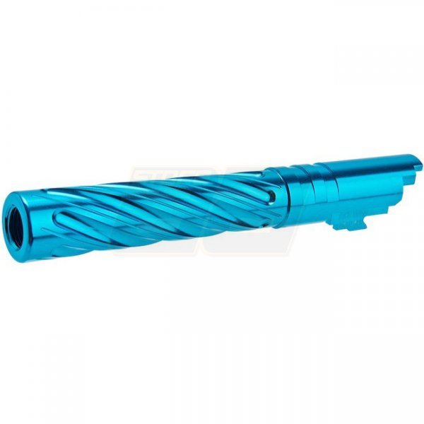 Dr.Black Hi-Capa 5.1 GBB Outer Barrel Type Spiral Storm - Aqua
