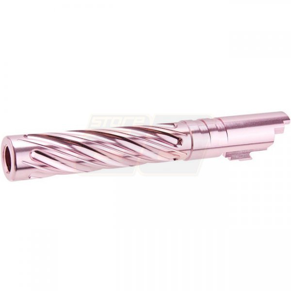 Dr.Black Hi-Capa 5.1 GBB Outer Barrel Type Spiral Storm - Pink