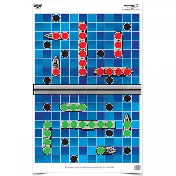 Birchwood Casey Eze-Scorer 23 x 35 Battle at Sea Target 5 Pack