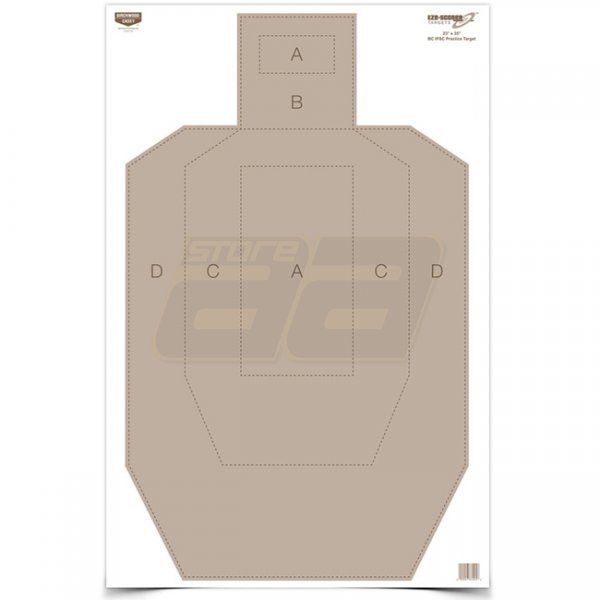 Birchwood Casey Eze-Scorer 23 x 35 IPSC Practice Target 5 Targets