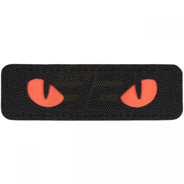 M-Tac Red Cat Eyes Laser Cut Patch - Black