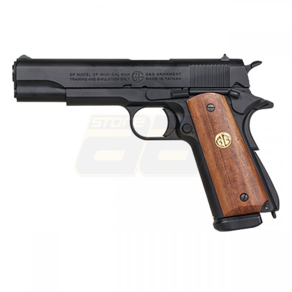G&G GPM1911 GP2 Gas Blow Back Pistol - Black