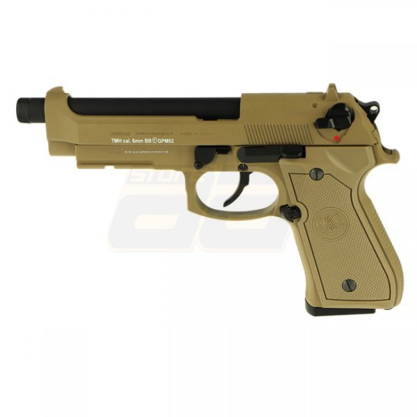 G&G GPM92 MS Co2 Blow Back Pistol - Desert