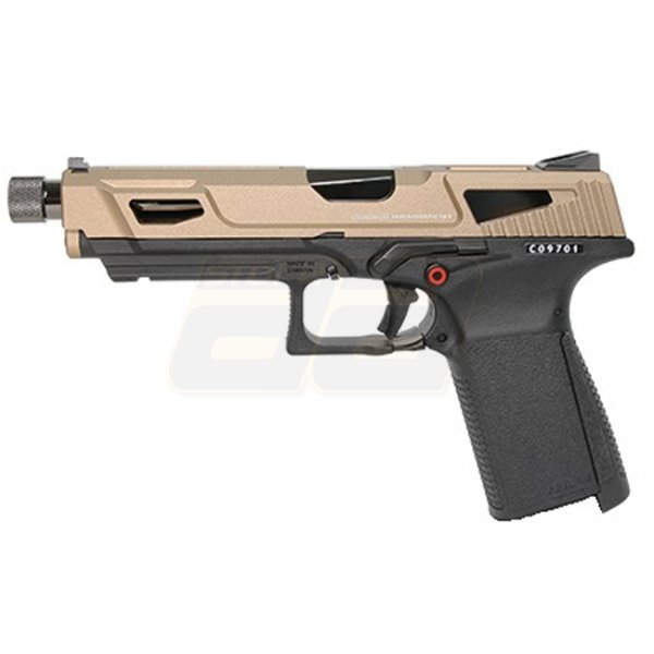G&G GTP 9 MS Co2 Blow Back Pistol - Desert