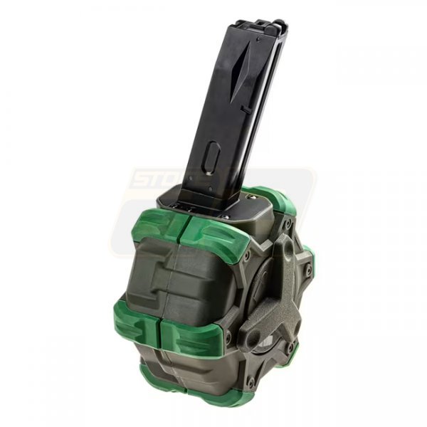 WE M92 350rds Gas Drum Magazine - Olive