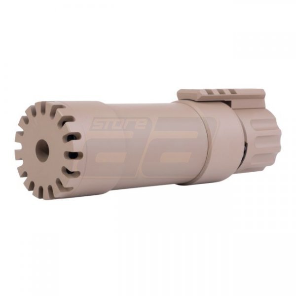 Angry Gun KWA MP9 / KSC TP9 Compact Suppressor Tracer - Dark Earth