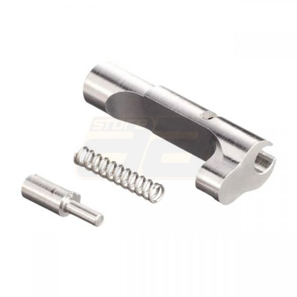 CowCow Marui Hi-Capa GBB Match Grade Mag Release - Silver