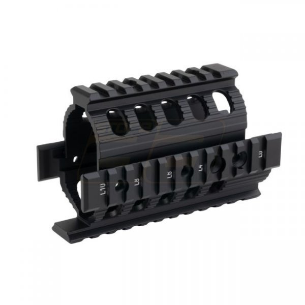 Cyma AK74U AEG Rifle Picatinny Handguard - Black