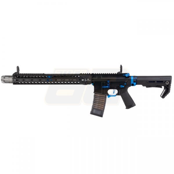 Cyma Strike Industries AR Strike Raider Gas Blow Back Rifle 15.5 Inch - Black / Blue