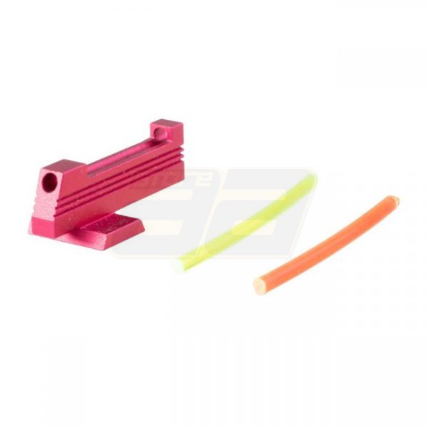 Dr.Black Marui Hi-Capa GBB Fiber Optic Front Sight Aluminium - Magenta