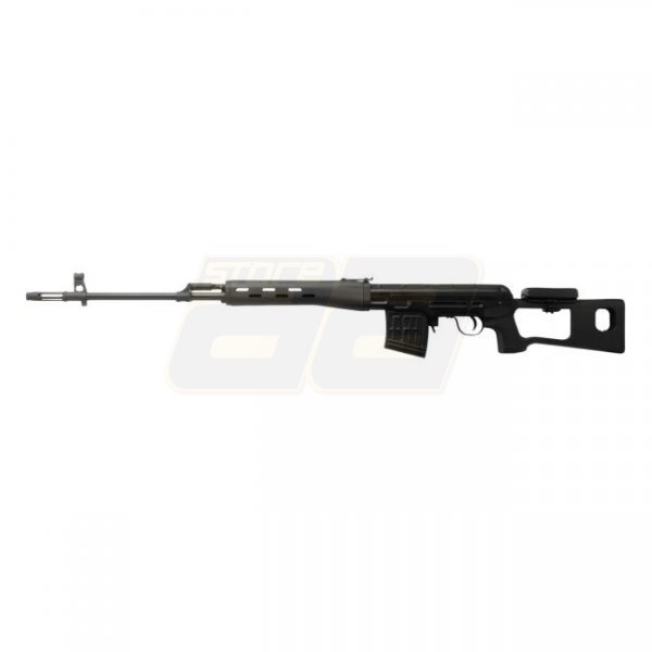 King Arms SVD Dragunov AEG Sniper Rifle Ultra Grade - Black