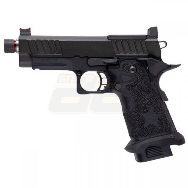 Army Armament Staccato C2 Gas Blow Back Pistol Stippling Grip - Black