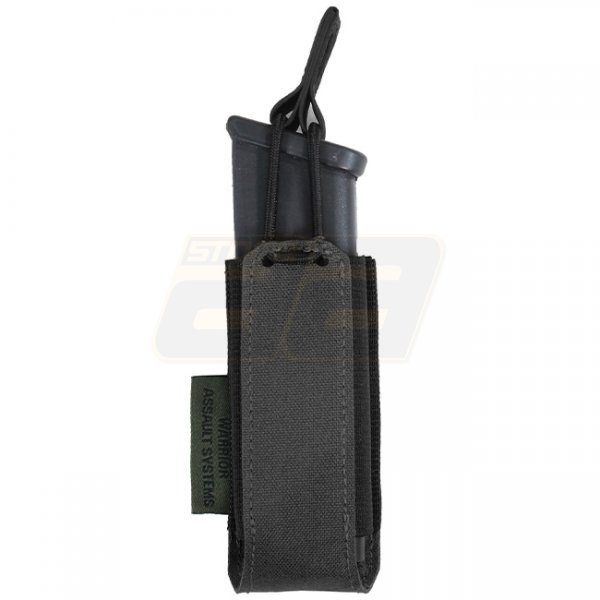 Warrior Laser Cut Single Bungee Pistol Magazine Pouch - Black