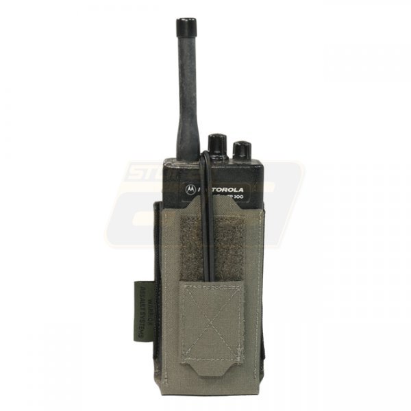 Warrior Laser Cut Adjustable Radio Pouch - Ranger Green
