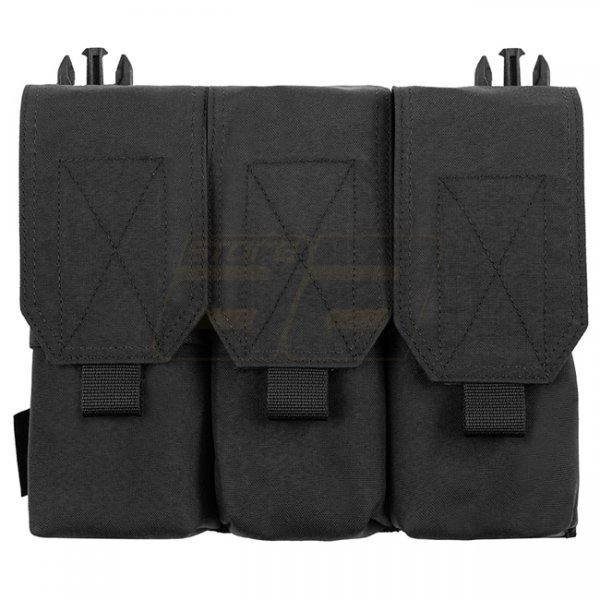 Warrior Detachable Triple Covered M4 Pouch - Black