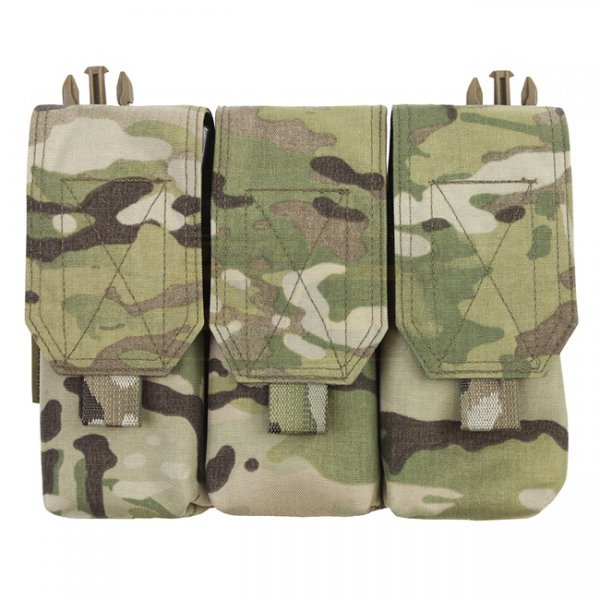 Warrior Detachable Triple Covered M4 Pouch - Multicam