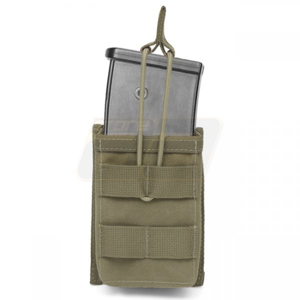 Warrior Single G36 / SIG 550 Open Magazine Pouch - Ranger Green