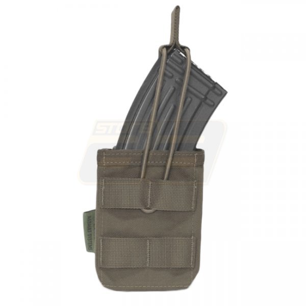 Warrior Single AK / SIG 550 Open Magazine Pouch - Ranger Green