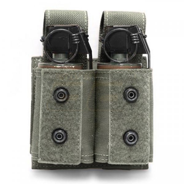Warrior Double 40mm Grenade Pouch - Ranger Green