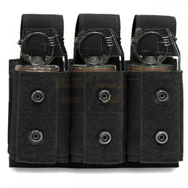 Warrior Triple 40mm Grenade Pouch - Black