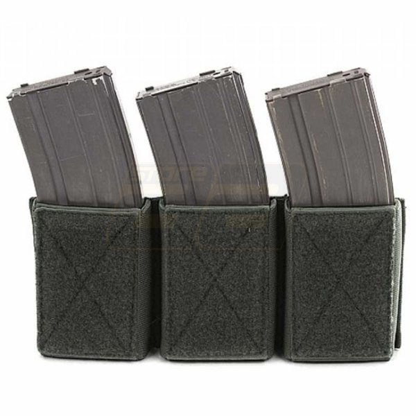 Warrior Covert Plate Carrier Velcro Magazine Pouch - Ranger Green