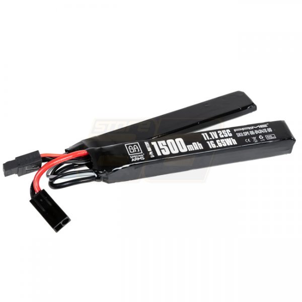 Specna Arms x Gens Ace 11.1V 1500mAh 25C Li-Po Battery G-Tech Twin Type - Small Tamiya