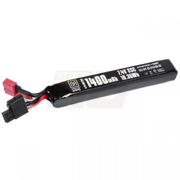 Specna Arms x Gens Ace 7.4V 1400mAh 25C Li-Po Battery G-Tech - Large Deans