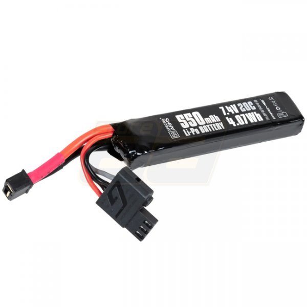 Specna Arms x Gens Ace 7.4V 550mAh 20C Li-Po Battery G-Tech - Small Deans