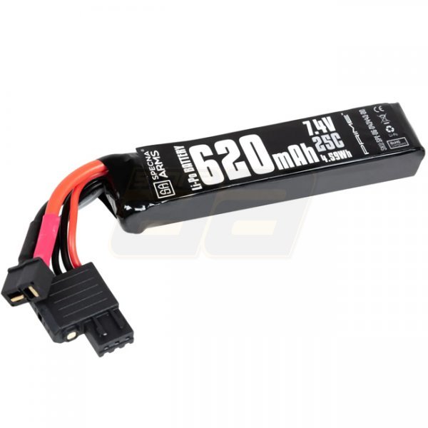 Specna Arms x Gens Ace 7.4V 620mAh 25C Li-Po Battery G-Tech - Small Deans
