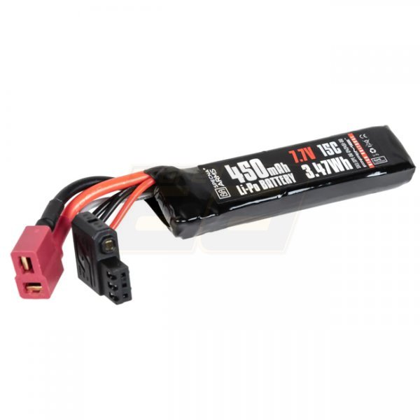 Specna Arms x Gens Ace 7.7V 450mAh 15C Li-Po Battery High Voltage G-Tech - Large Deans
