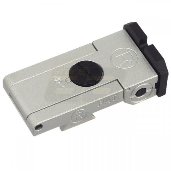 5KU Marui Hi-Capa 5.1 GBB BO Style Rear Sight - Silver