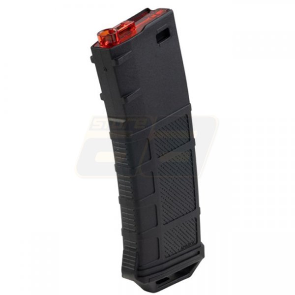 Amarok Sports M4 250rds Polymer Mid Cap AEG Magazine - Black / Red