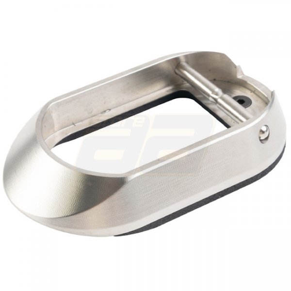 Revanchist Marui Hi-Capa GBB Stainless Steel Standard Magwell - Silver