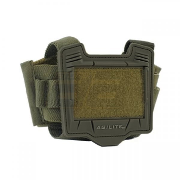 Agilite Universal Helmet Cover Rear Pouch - Ragner Green