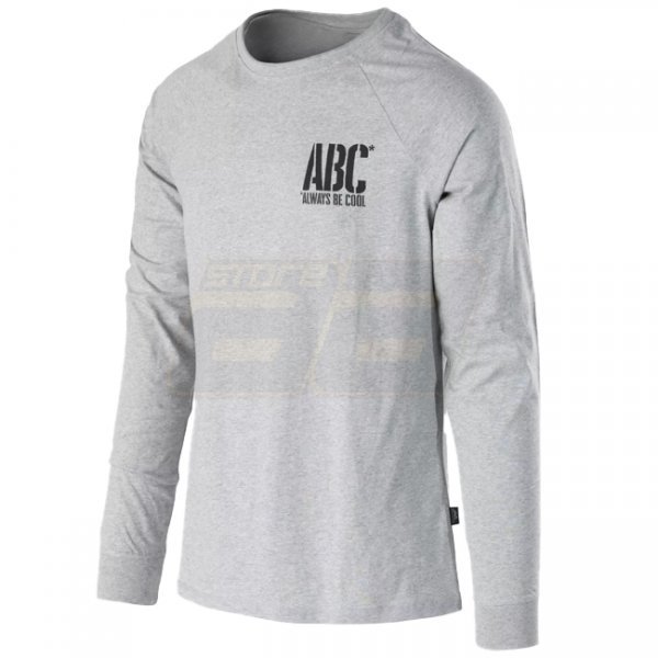 Helikon-Tex T-Shirt Long Sleeve ABC Always Be Cool - Mid Grey Melange - M