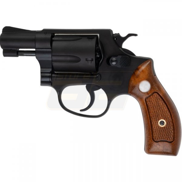 Tanaka S&W M36 .38 Spl Chiefs Special 2 Inch Ver. 2 Heavyweight Model Gun - Black