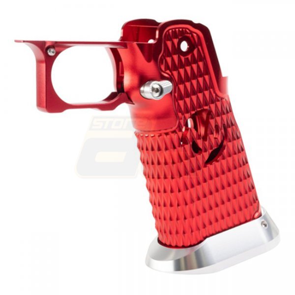 5KU Marui Hi-Capa GBB CNC Aluminum Grip Type 9 Infinity Style - Red