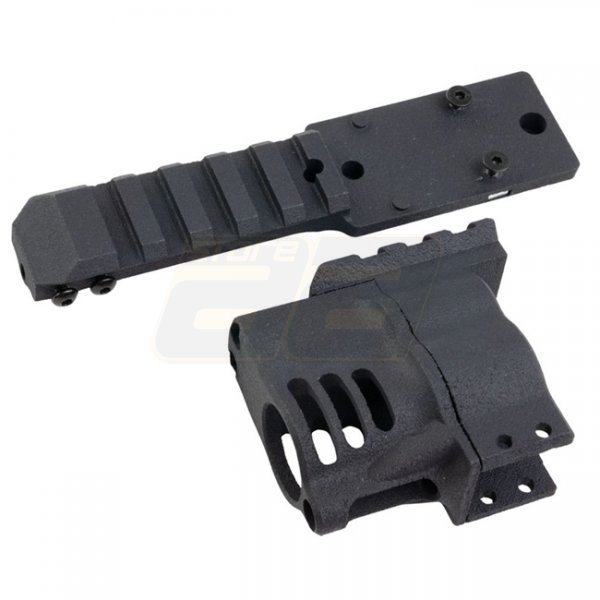 Revanchist Ares S&W 686 2 Inch Revolver 3D Print RMR Optic Mount & Compensator Set - Black