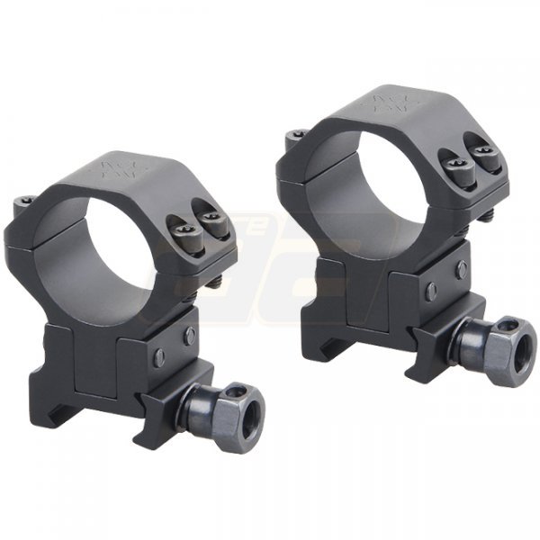 Vector Optics X-ACCU 25.4mm / 1 Inch Adjustable Elevation Picatinny Rings