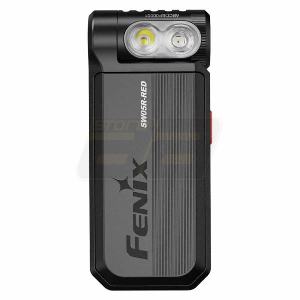 Fenix SW05R-UV Clip On Flashlight UV Light - Black