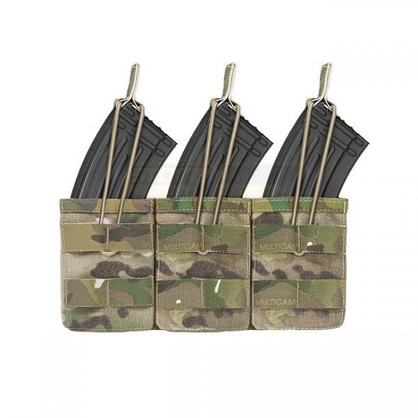 Warrior Triple AK / SIG 550 Open Magazine Pouch - Multicam
