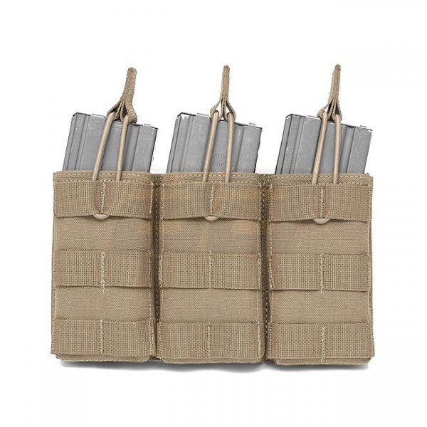 Warrior Triple M4 Open Magazine Pouch - Coyote